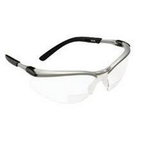 3M (formerly Aearo) 11374-00000 3M BX Dual Readers 1.5 Diopter Safety Glasses With Silver And Black Frame And Clear Polycarbonat